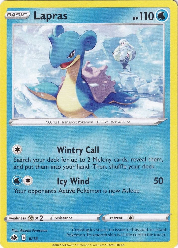 McDonald's Promos 2022 (M22) - Lapras - 6/15 (#006/015, Promo) ()