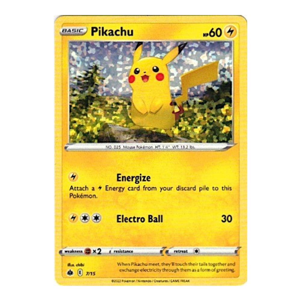 McDonald's Promos 2022 (M22) - Pikachu - 7/15 (#007/015) (Near Mint)