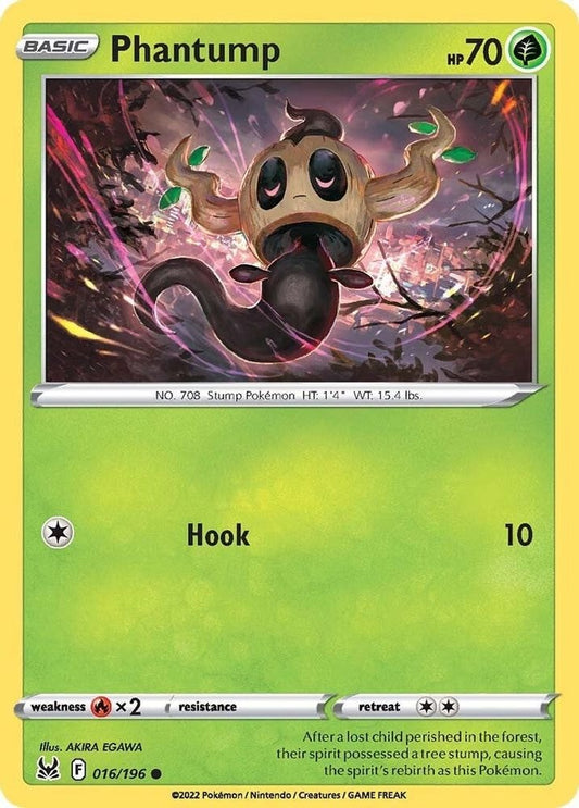 SWSH11: Lost Origin (SWSH11) - Phantump (#016/196, Common) ()