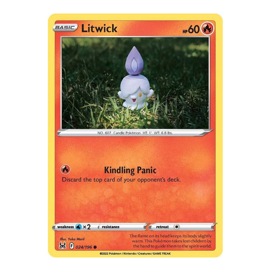 SWSH11: Lost Origin (SWSH11) - Litwick (#024/196) (Near Mint)