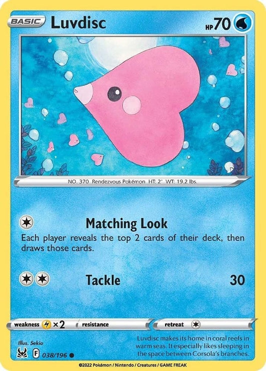 SWSH11: Lost Origin (SWSH11) - Luvdisc (#038/196, Common) ()