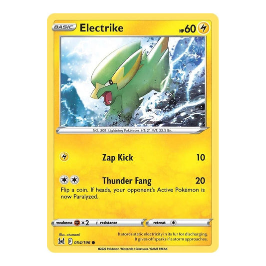 SWSH11: Lost Origin (SWSH11) - Electrike (#054/196) (Near Mint)
