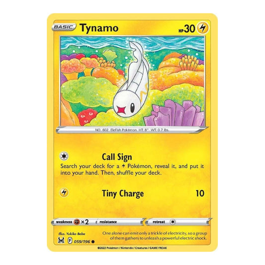 SWSH11: Lost Origin (SWSH11) - Tynamo (#059/196) (Near Mint)