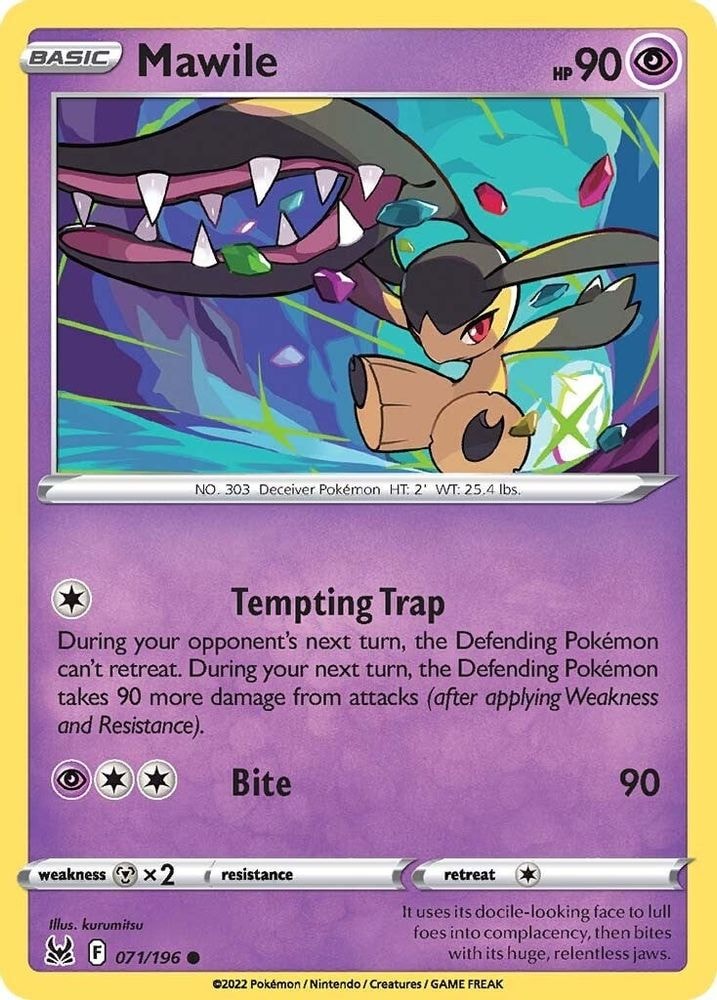 SWSH11: Lost Origin (SWSH11) - Mawile (#071/196, Common) ()