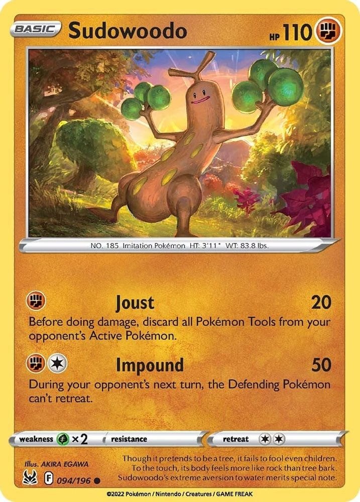 SWSH11: Lost Origin (SWSH11) - Sudowoodo (#094/196, Common) ()