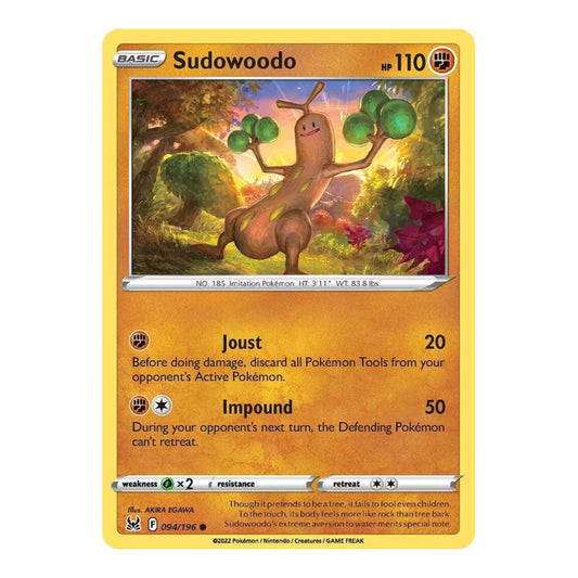 SWSH11: Lost Origin (SWSH11) - Sudowoodo (#094/196)