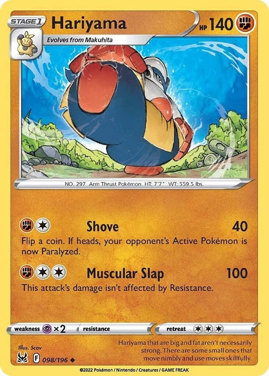 SWSH11: Lost Origin (SWSH11) - Hariyama (#098/196, Uncommon) ()