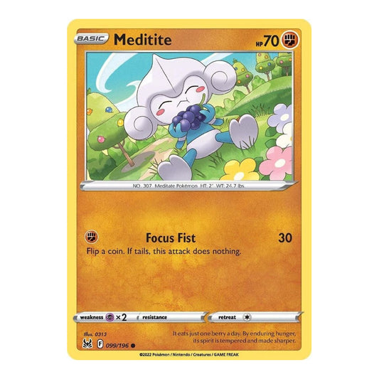 SWSH11: Lost Origin (SWSH11) - Meditite (#099/196) (Near Mint)