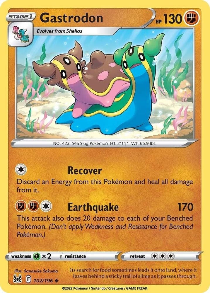 SWSH11: Lost Origin (SWSH11) - Gastrodon (#102/196, Uncommon) ()