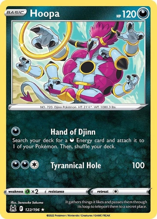 SWSH11: Lost Origin (SWSH11) - Hoopa (#122/196, Rare) ()