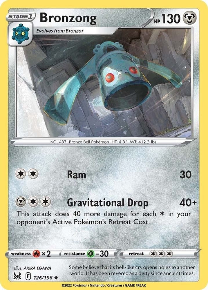 SWSH11: Lost Origin (SWSH11) - Bronzong (#126/196, Uncommon) ()