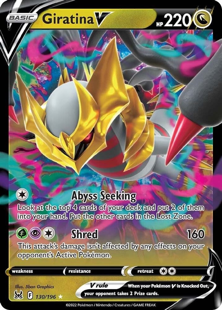 SWSH11: Lost Origin (SWSH11) - Giratina V (#130/196, Ultra Rare) ()