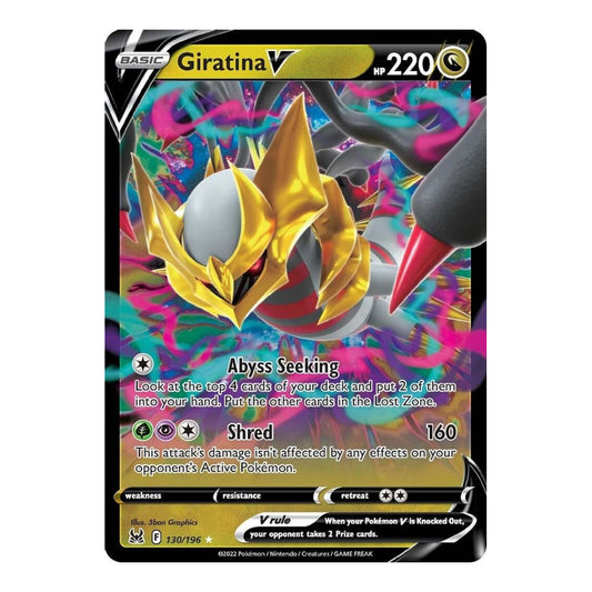 SWSH11: Lost Origin (SWSH11) - Giratina V (#130/196) (Near Mint)