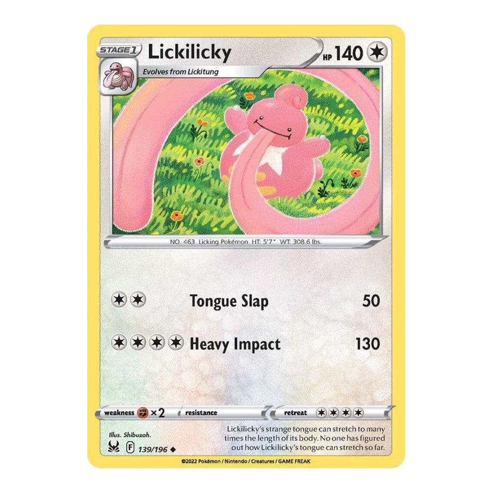 SWSH11: Lost Origin (SWSH11) - Lickilicky (#139/196) (Near Mint)