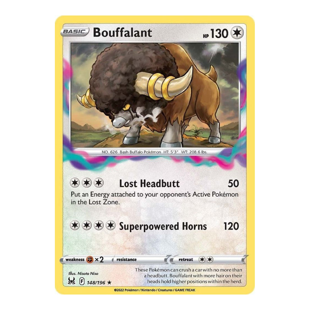 SWSH11: Lost Origin (SWSH11) - Bouffalant (#148/196) (Near Mint)