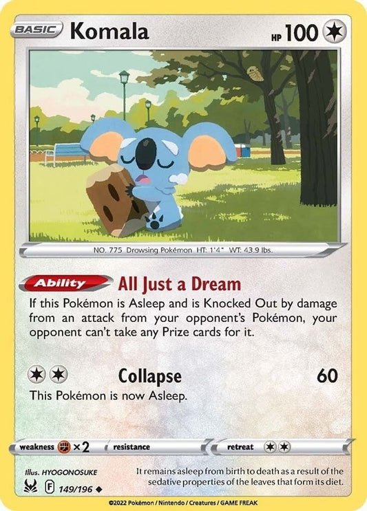 SWSH11: Lost Origin (SWSH11) - Komala (#149/196, Uncommon) ()