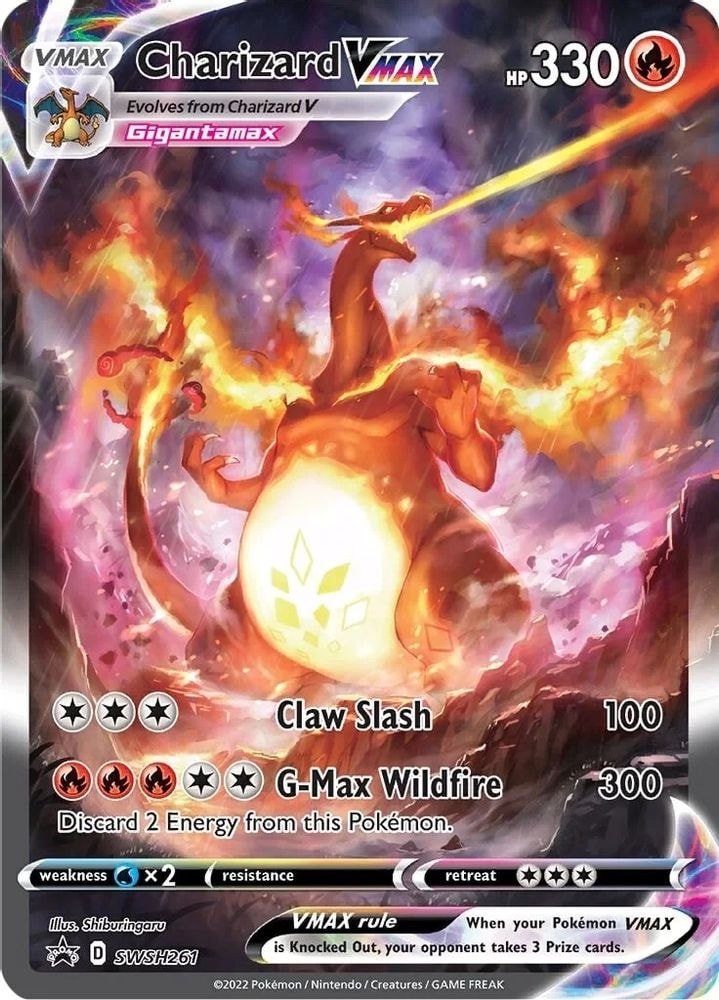 SWSH: Sword & Shield Promo Cards (SWSD) - Charizard VMAX - SWSH261 (#SWSH261, Promo)