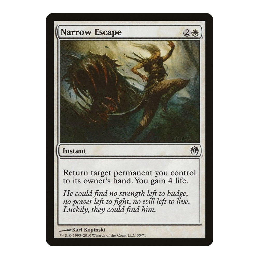 Duel Decks: Phyrexia vs. the Coalition (DDE) - Narrow Escape (#55) (Near Mint)