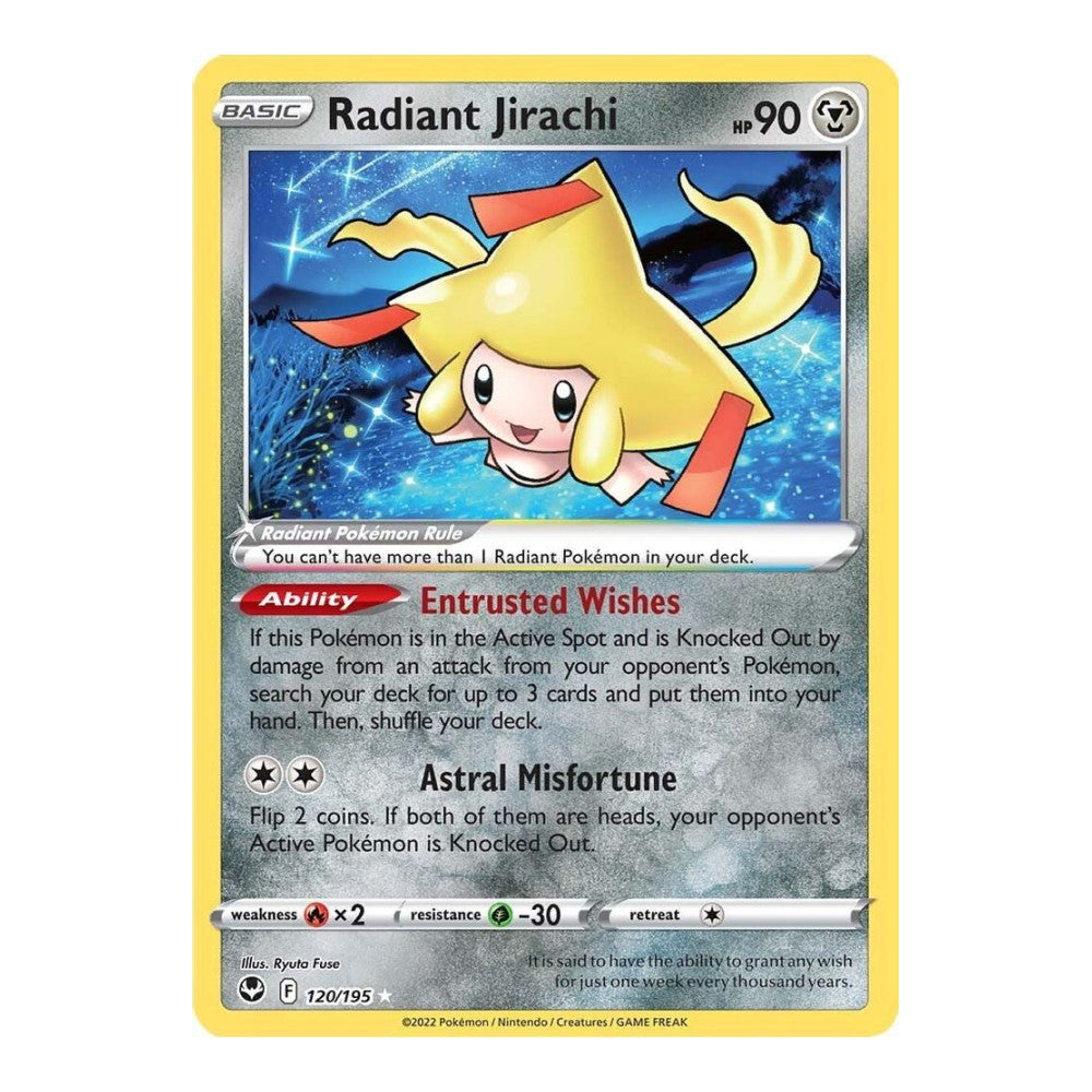 SWSH12: Silver Tempest (SWSH12) - Radiant Jirachi (#120/195) (Near Mint)