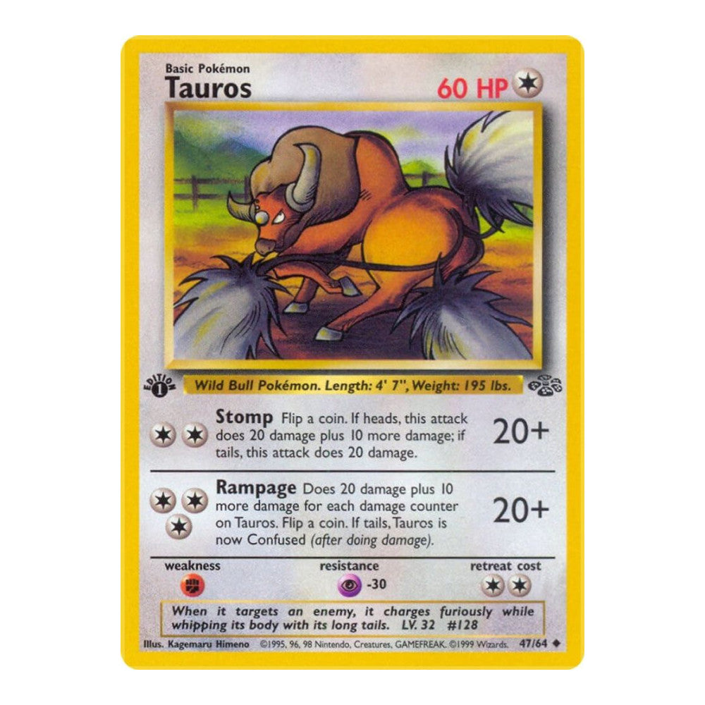 Jungle (JU) - Tauros (#47/64) (Near Mint)