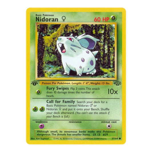 Jungle (JU) - Nidoran F (#57/64) (Near Mint)