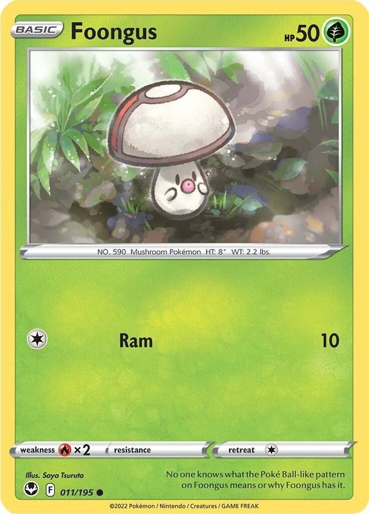 SWSH12: Silver Tempest (SWSH12) - Foongus (#011/195, Common) ()