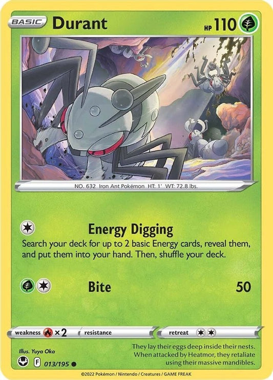 SWSH12: Silver Tempest (SWSH12) - Durant (#013/195, Common) ()