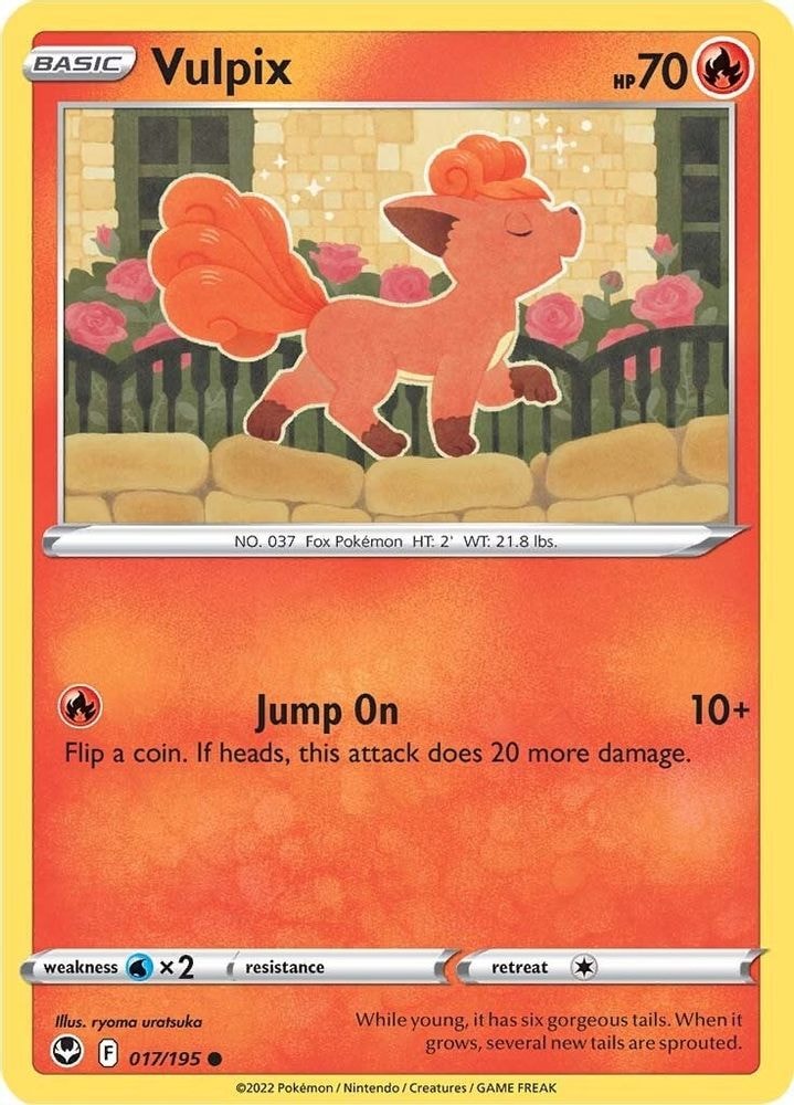 SWSH12: Silver Tempest (SWSH12) - Vulpix (#017/195, Common) ()