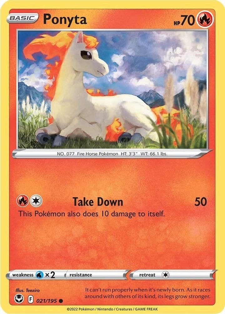 SWSH12: Silver Tempest (SWSH12) - Ponyta (#021/195, Common) ()