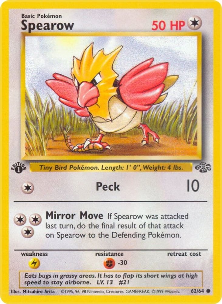 Jungle (JU) - Spearow (#62/64, Common) ()