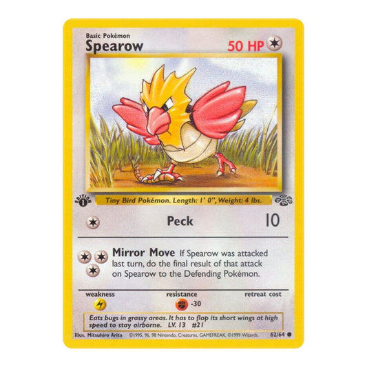Jungle (JU) - Spearow (#62/64) (Near Mint)