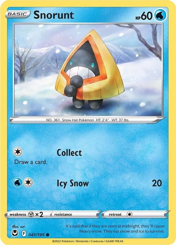 SWSH12: Silver Tempest (SWSH12) - Snorunt (#041/195, Common) ()