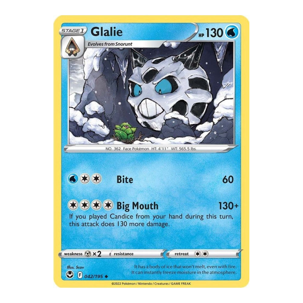 SWSH12: Silver Tempest (SWSH12) - Glalie (#042/195)
