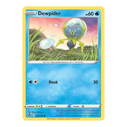 SWSH12: Silver Tempest (SWSH12) - Dewpider (#047/195) (Near Mint)