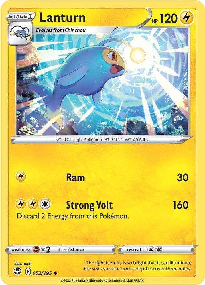 SWSH12: Silver Tempest (SWSH12) - Lanturn (#052/195, Uncommon) ()