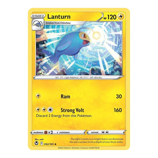 SWSH12: Silver Tempest (SWSH12) - Lanturn (#052/195) (Near Mint)