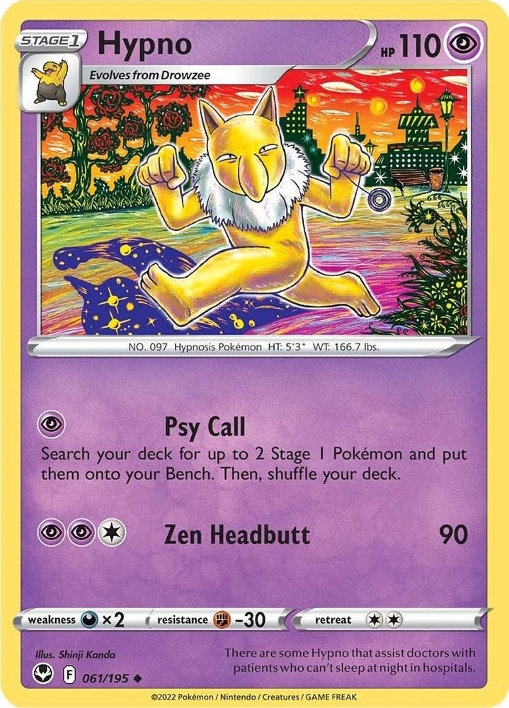 SWSH12: Silver Tempest (SWSH12) - Hypno (#061/195, Uncommon) ()