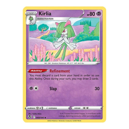 SWSH12: Silver Tempest (SWSH12) - Kirlia (#068/195) (Near Mint)