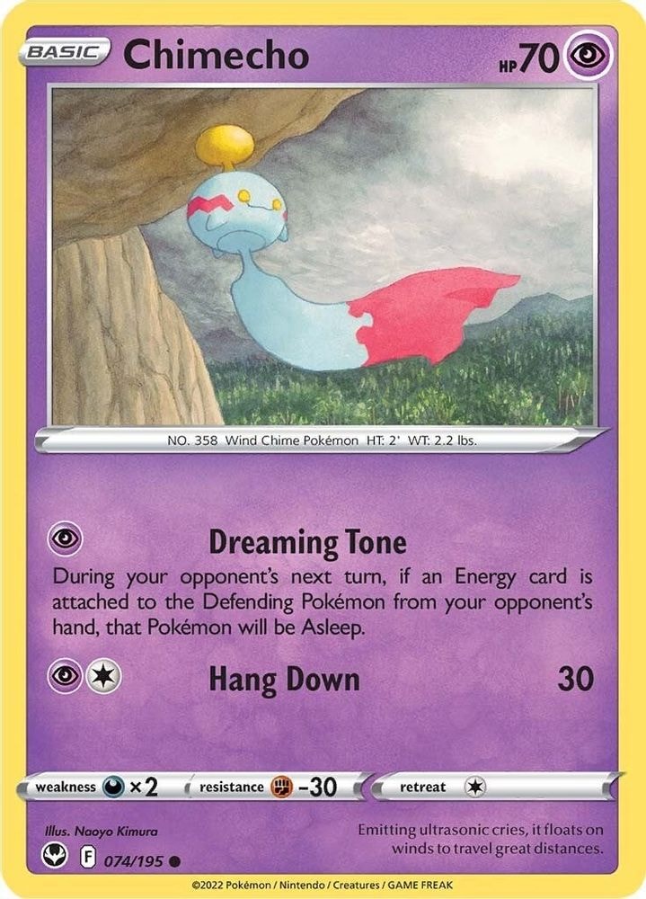 SWSH12: Silver Tempest (SWSH12) - Chimecho (#074/195, Common) ()