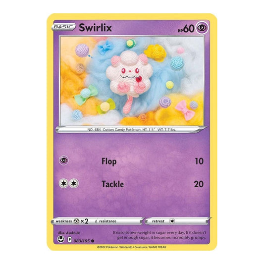SWSH12: Silver Tempest (SWSH12) - Swirlix (#083/195) (Near Mint)