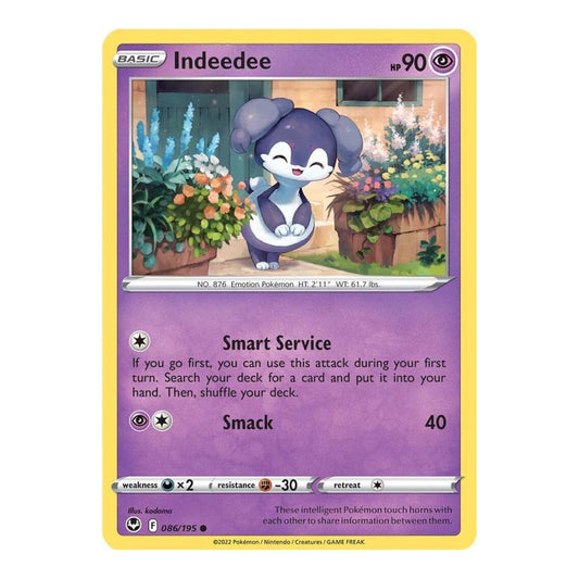SWSH12: Silver Tempest (SWSH12) - Indeedee (#086/195) (Near Mint)