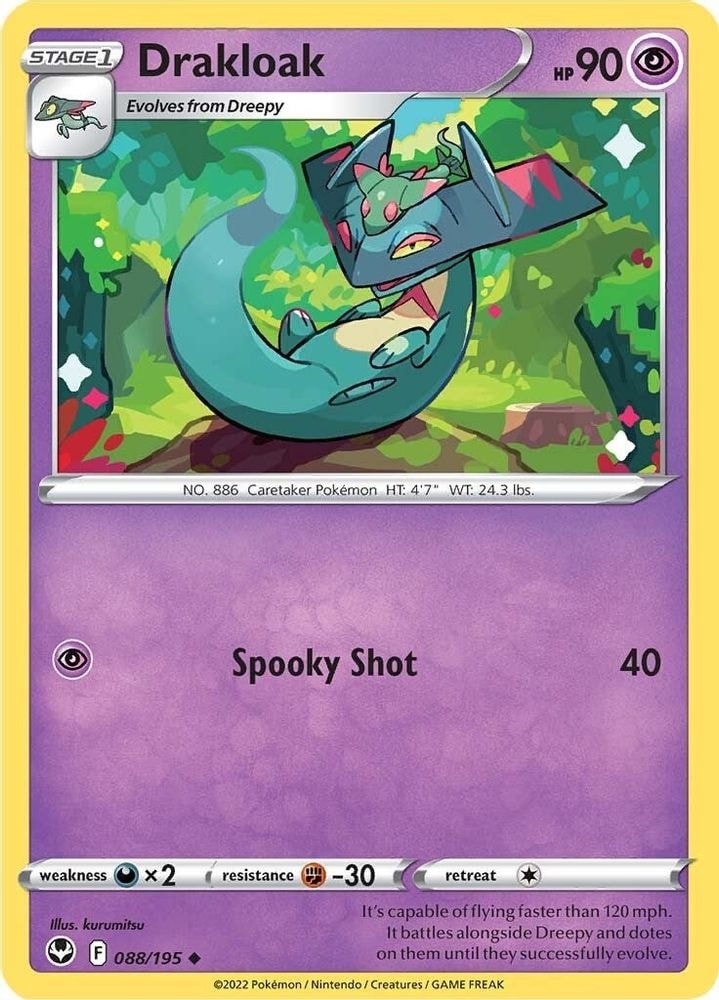SWSH12: Silver Tempest (SWSH12) - Drakloak (#088/195, Uncommon) ()