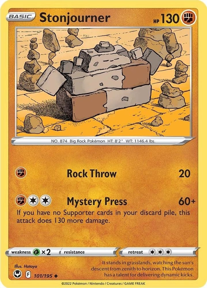 SWSH12: Silver Tempest (SWSH12) - Stonjourner (#101/195, Uncommon) ()