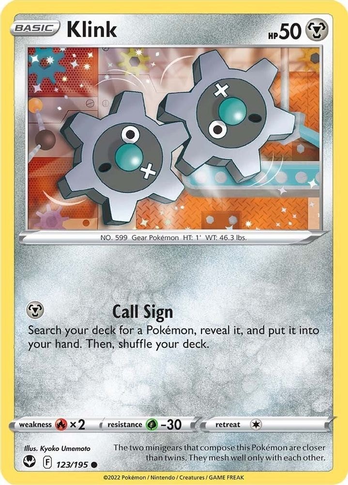 SWSH12: Silver Tempest (SWSH12) - Klink (#123/195, Common) ()