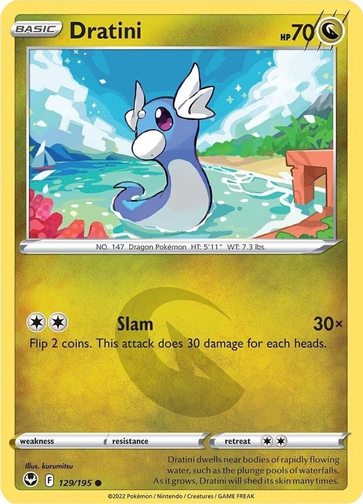 SWSH12: Silver Tempest (SWSH12) - Dratini (#129/195, Common) ()