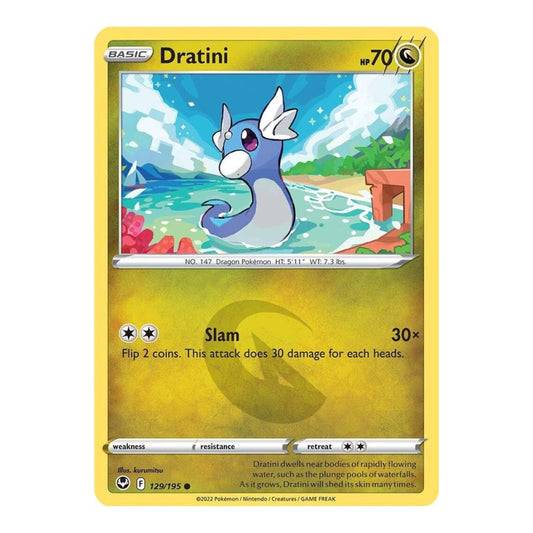 SWSH12: Silver Tempest (SWSH12) - Dratini (#129/195) (Near Mint)