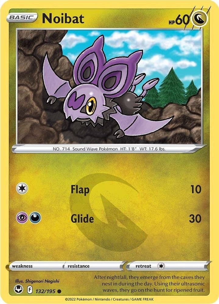 SWSH12: Silver Tempest (SWSH12) - Noibat (#132/195, Common) ()