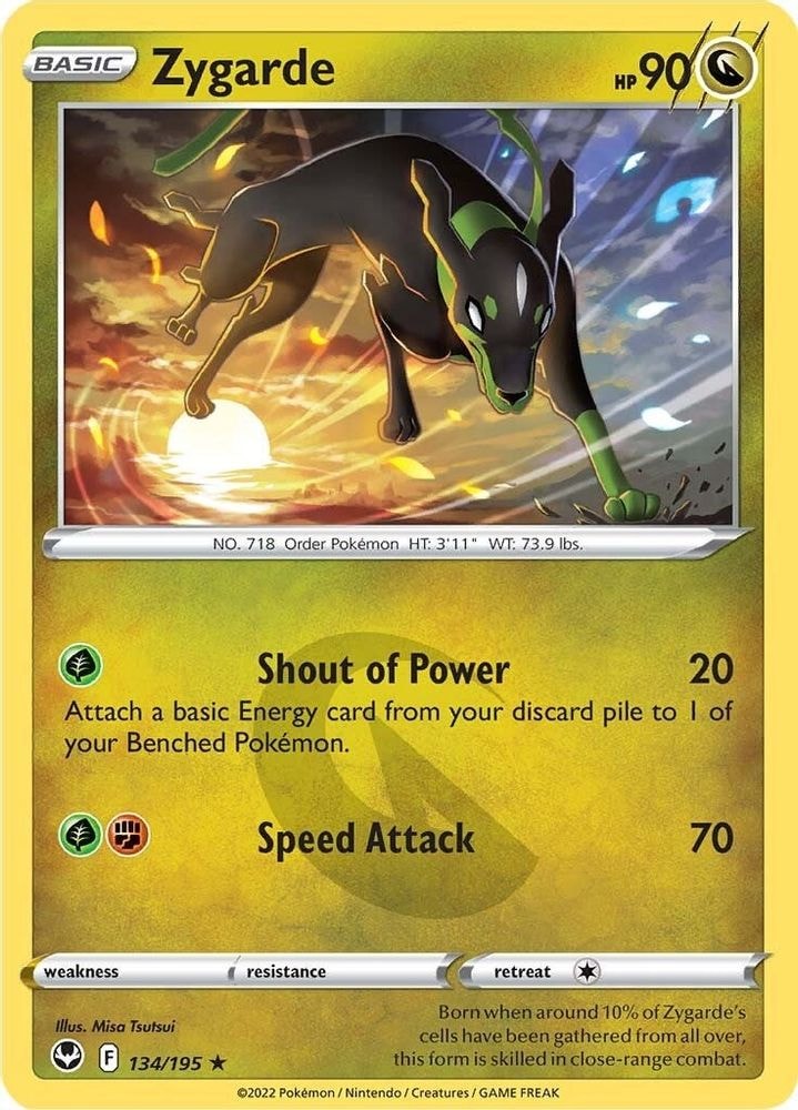 SWSH12: Silver Tempest (SWSH12) - Zygarde (#134/195, Rare) ()