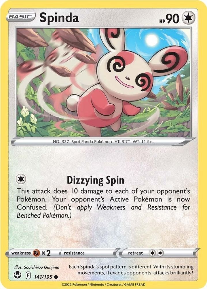 SWSH12: Silver Tempest (SWSH12) - Spinda (#141/195, Common) ()