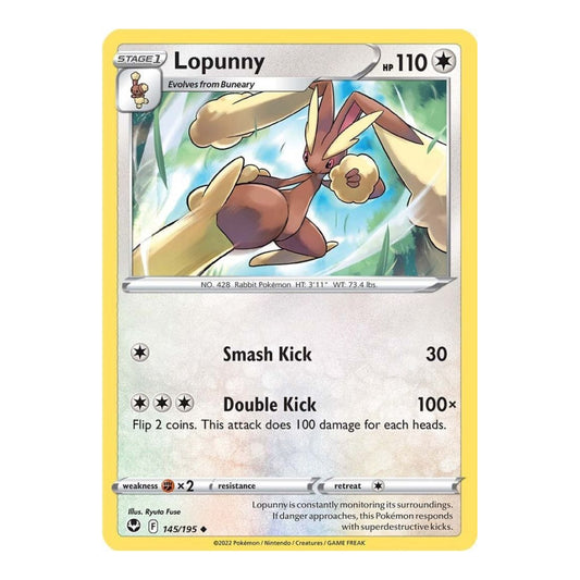 SWSH12: Silver Tempest (SWSH12) - Lopunny (#145/195) (Near Mint)